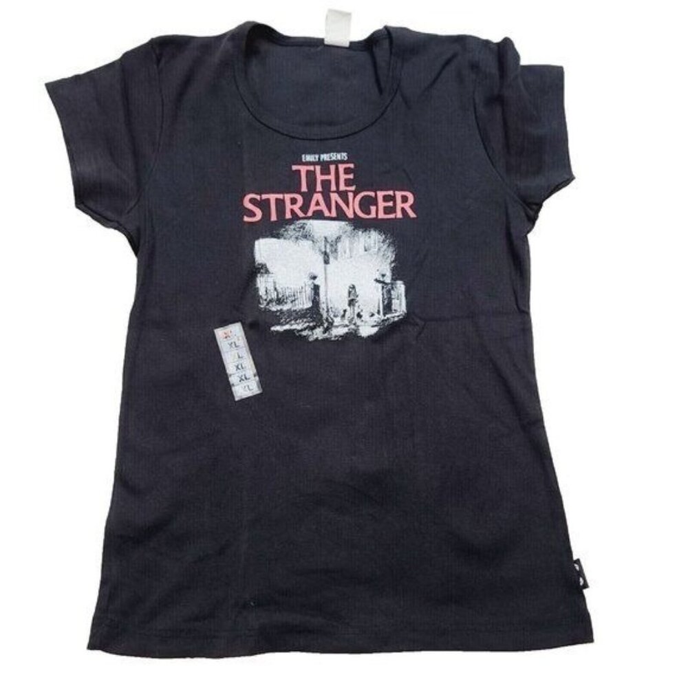 Vintage Emily the Strange Tshirt, The Stranger, Black, Size X- Large
